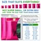 Hot Pink Metallic Bubble Mailers 4" x 8", Pack of 20 Opaque Mail Bubble Envelopes with Sturdy Adhesive Line, Reliable Padded Shipping Envelopes, Cushioning and Waterproof Padded Envelopes
